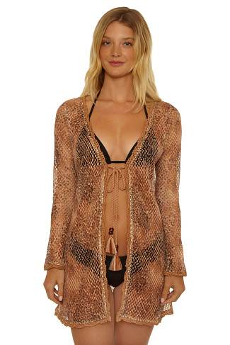 MULTI Crochet Short Kimono