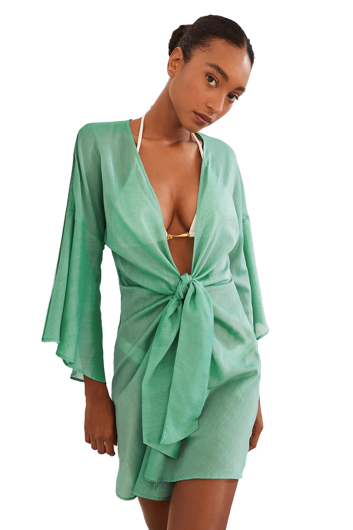 SEAGREEN Perola Knot Cover Up Dress image number 1