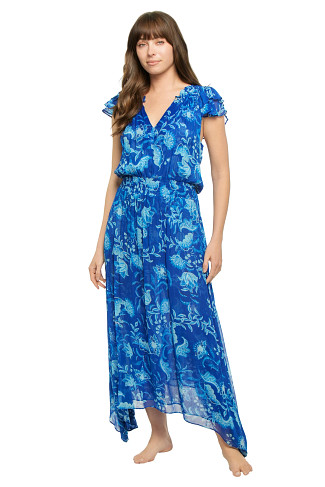 FIGI BLUE FS012 Mariposa Midi Dress