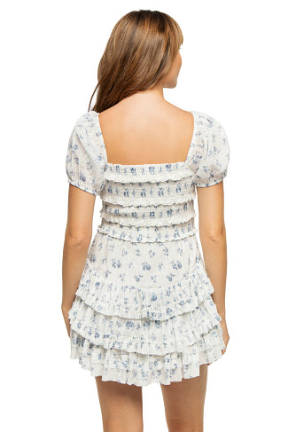 ASHEN BLUE Fellows Mini Dress