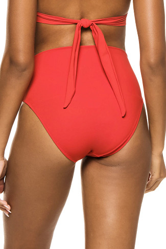 RED Tobago Banded High Waist Bikini Bottom