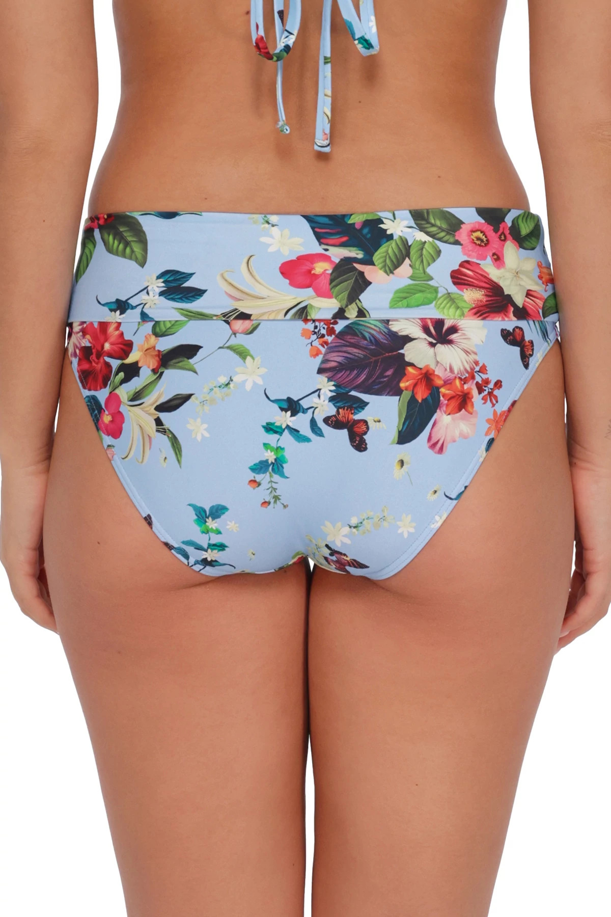 BUDDING ROMANCE Hannah High Waist Bikini Bottom image number 3