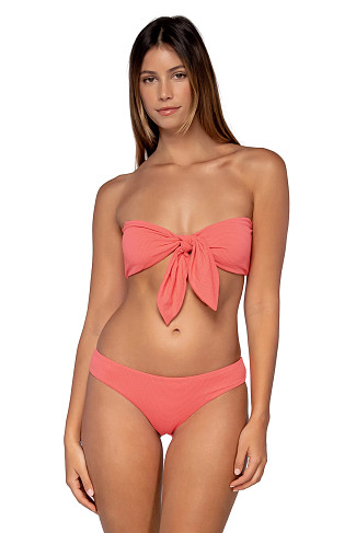 PINK GRAPEFRUIT Eloise Bandeau Bikini Top