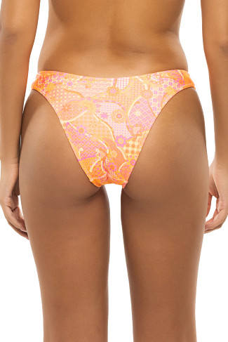 CITRUS SUNRISE Basic Brazilian Bikini Bottom