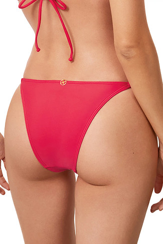 RED POPPY Layla Tab Side Brazilian Bikini Bottom