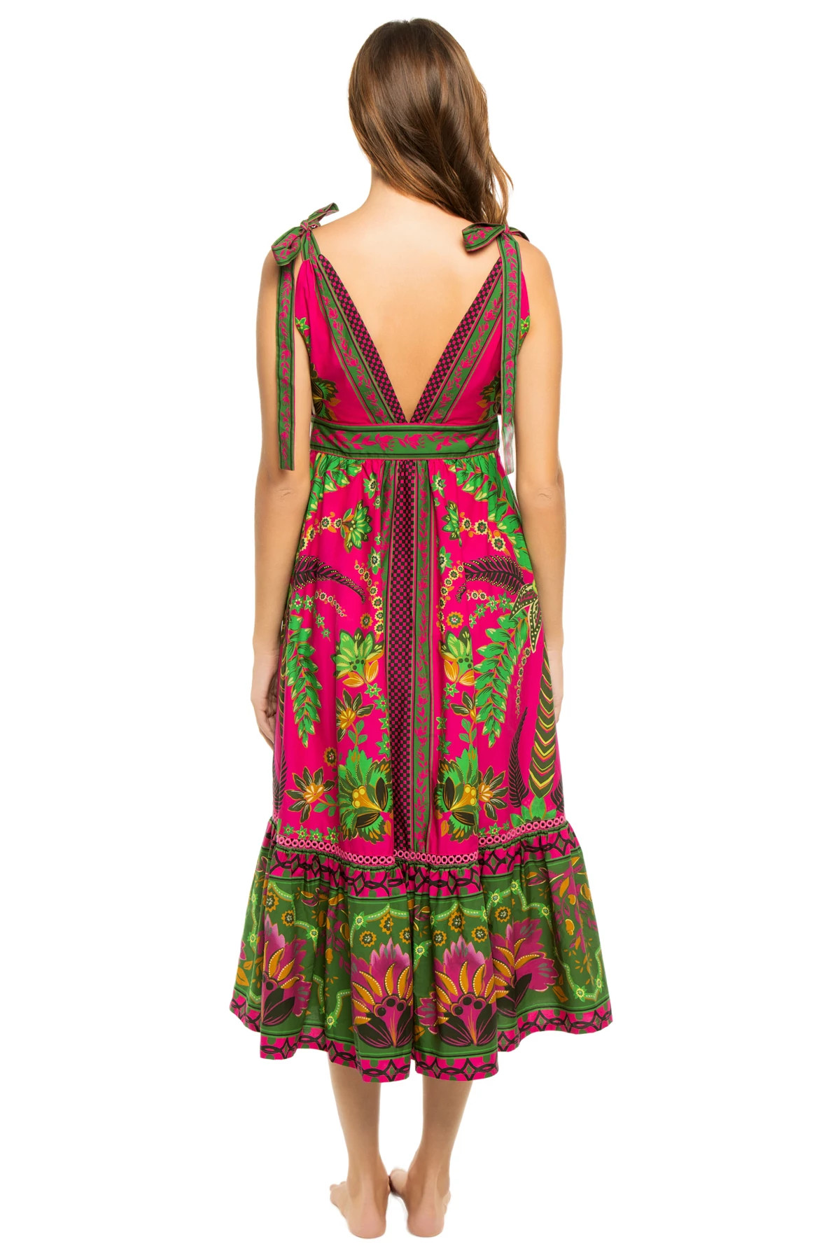 ANA TAPESTRY PINK Ana Tapestry Midi Dress image number 2