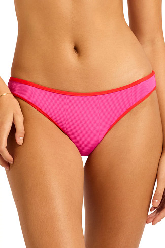 HOT PINK/FLAME Hipster Bikini Bottom