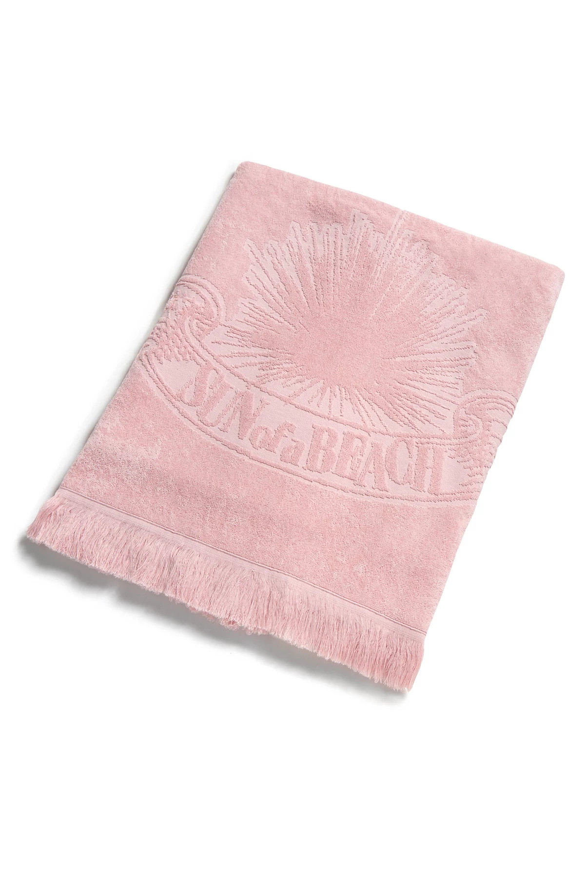 JUST PINK Just Pink Monochrome Beach Towel image number 3