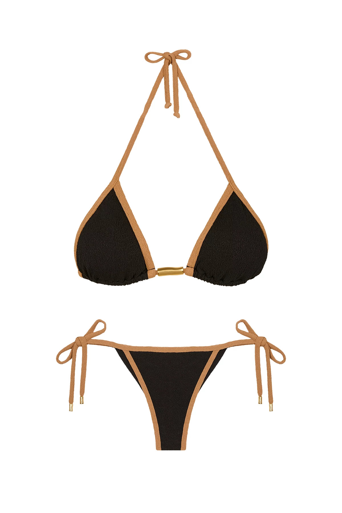FIRENZE BLACK Lily Brazilian Bikini Bottom image number 3