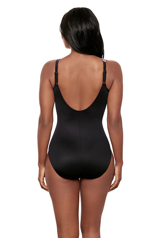 BLACK/WHITE Oceanus One Piece Swimsuit