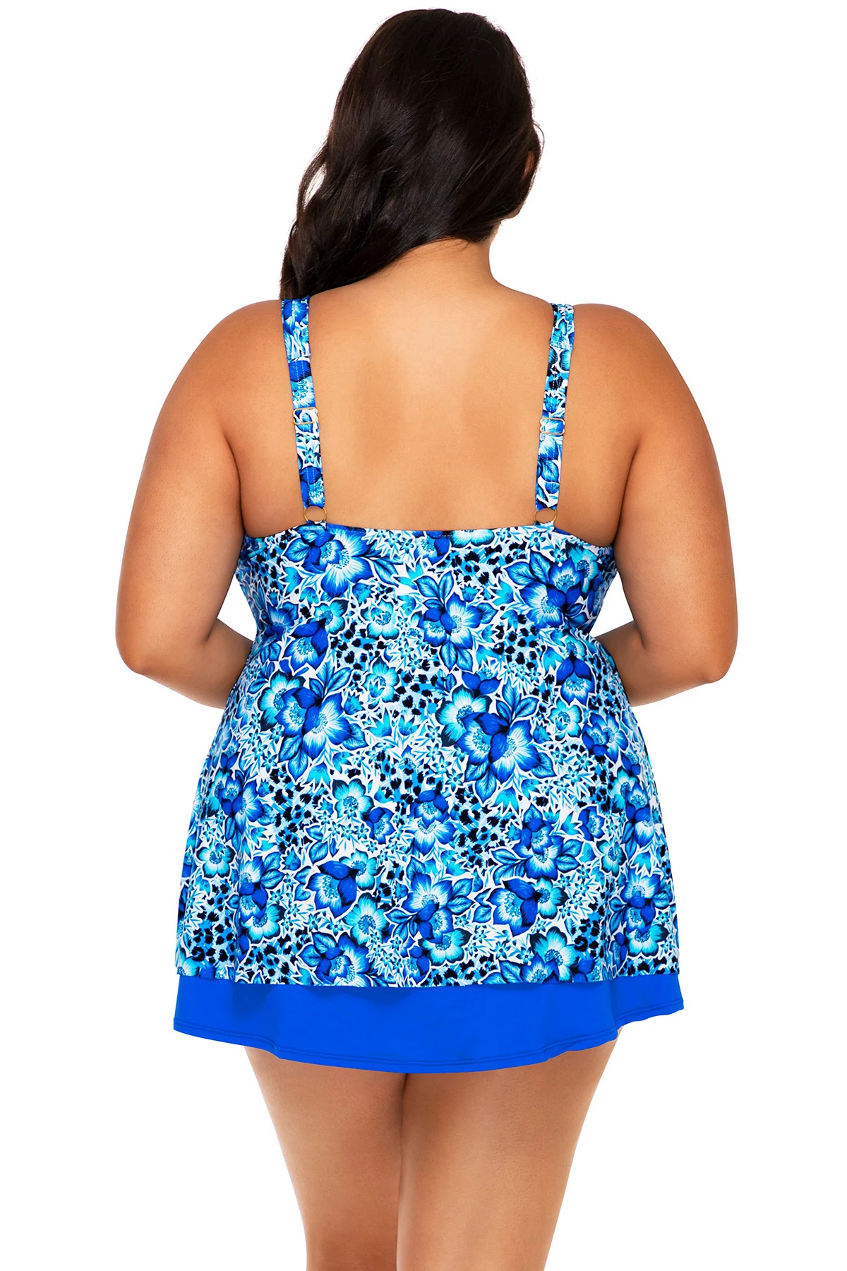 BAY BLUES Amelia Over The Shoulder Tankini Top image number 2