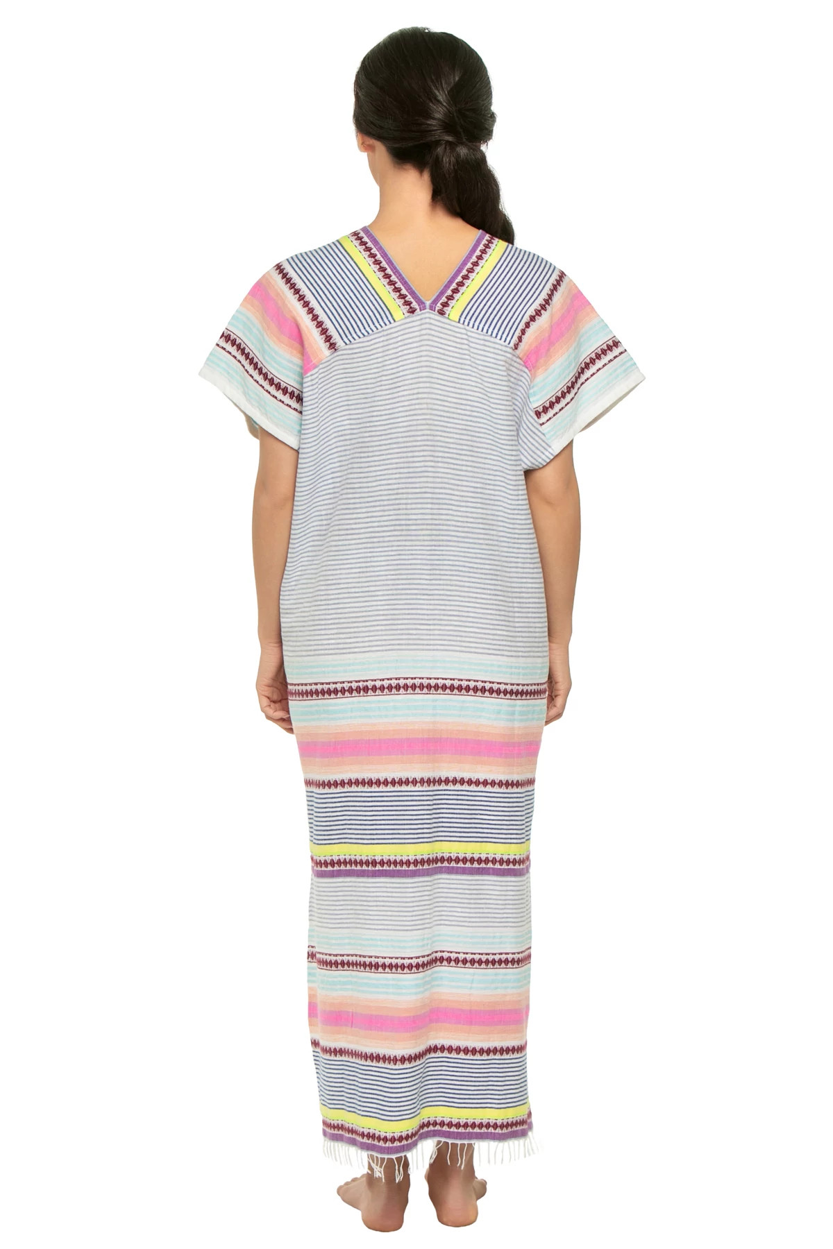 CIRQ CITRUS Gasira Plunge Caftan image number 2