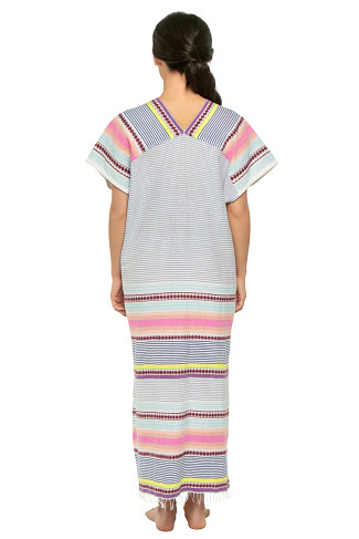 CIRQ CITRUS Gasira Plunge Caftan