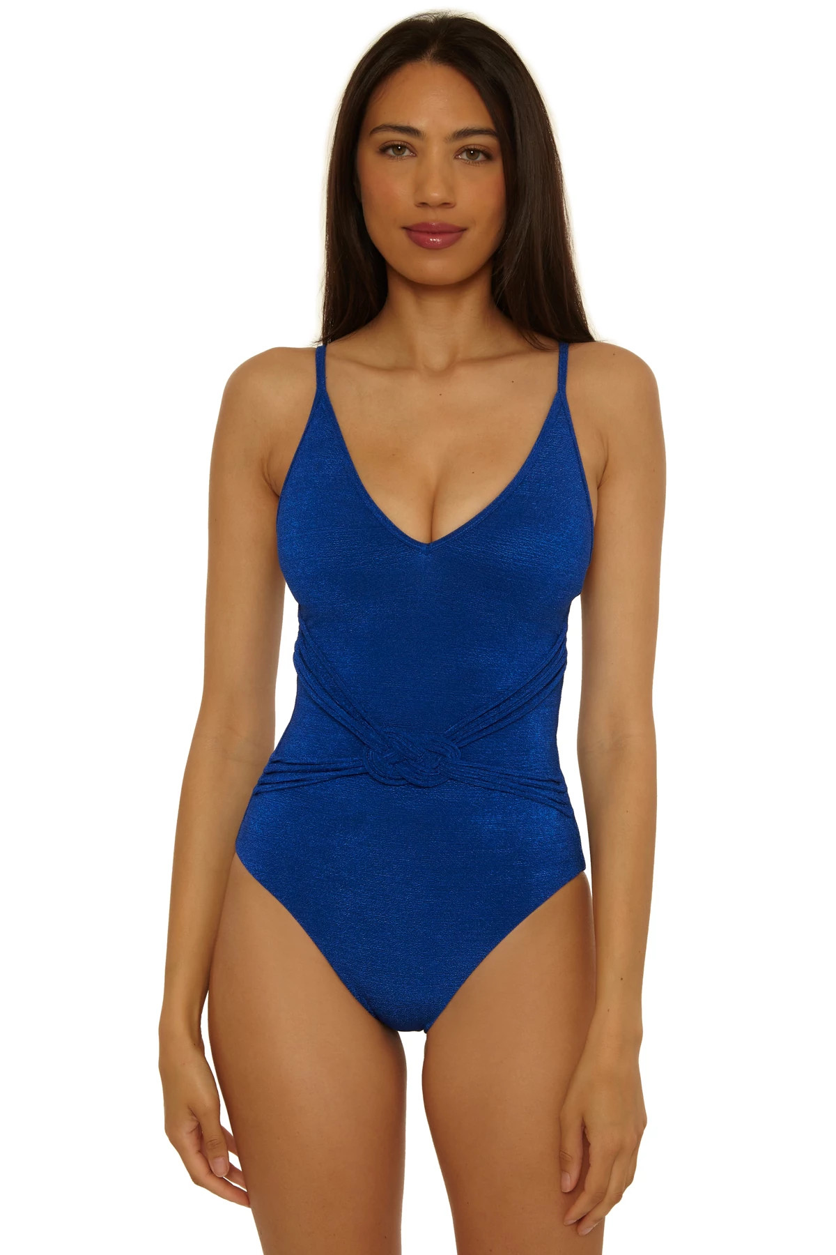 INDIGO Crepe One Piece Swimsuit image number 1