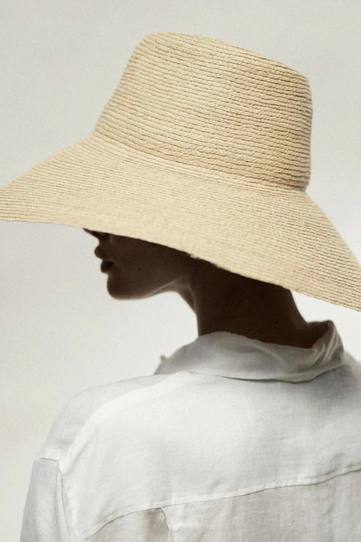 NATURAL Tinsley Raffia Wide Brim Hat image number 4