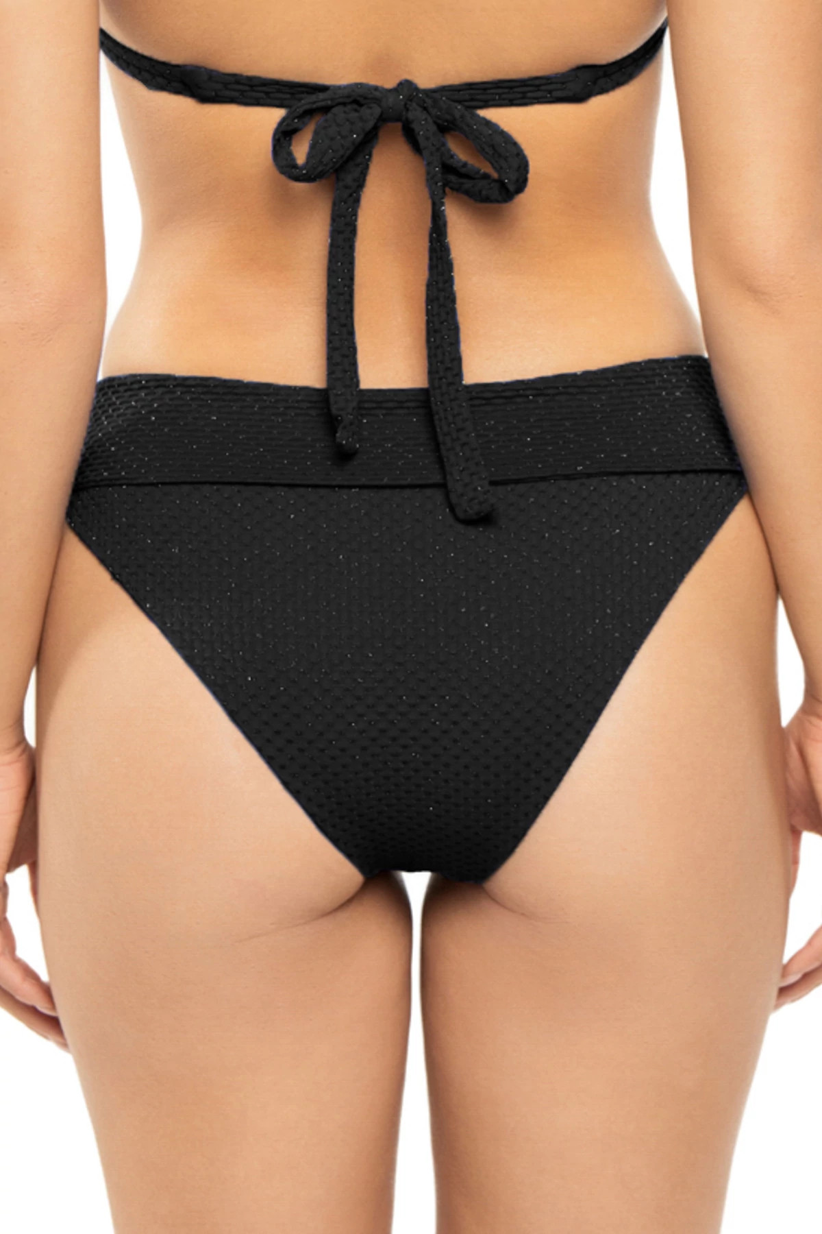 JET SCALLOP Blake Hipster Tab Side Bikini Bottom image number 2