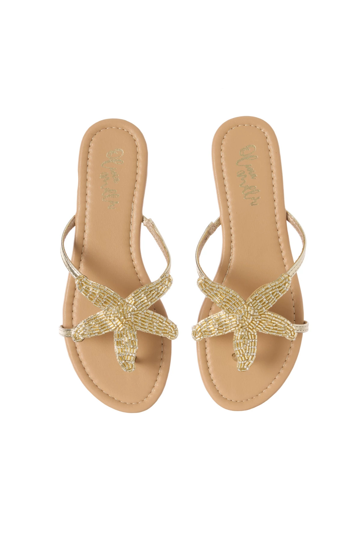 GOLD Starfish Sandals image number 1