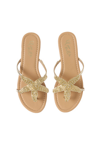 GOLD Starfish Sandals