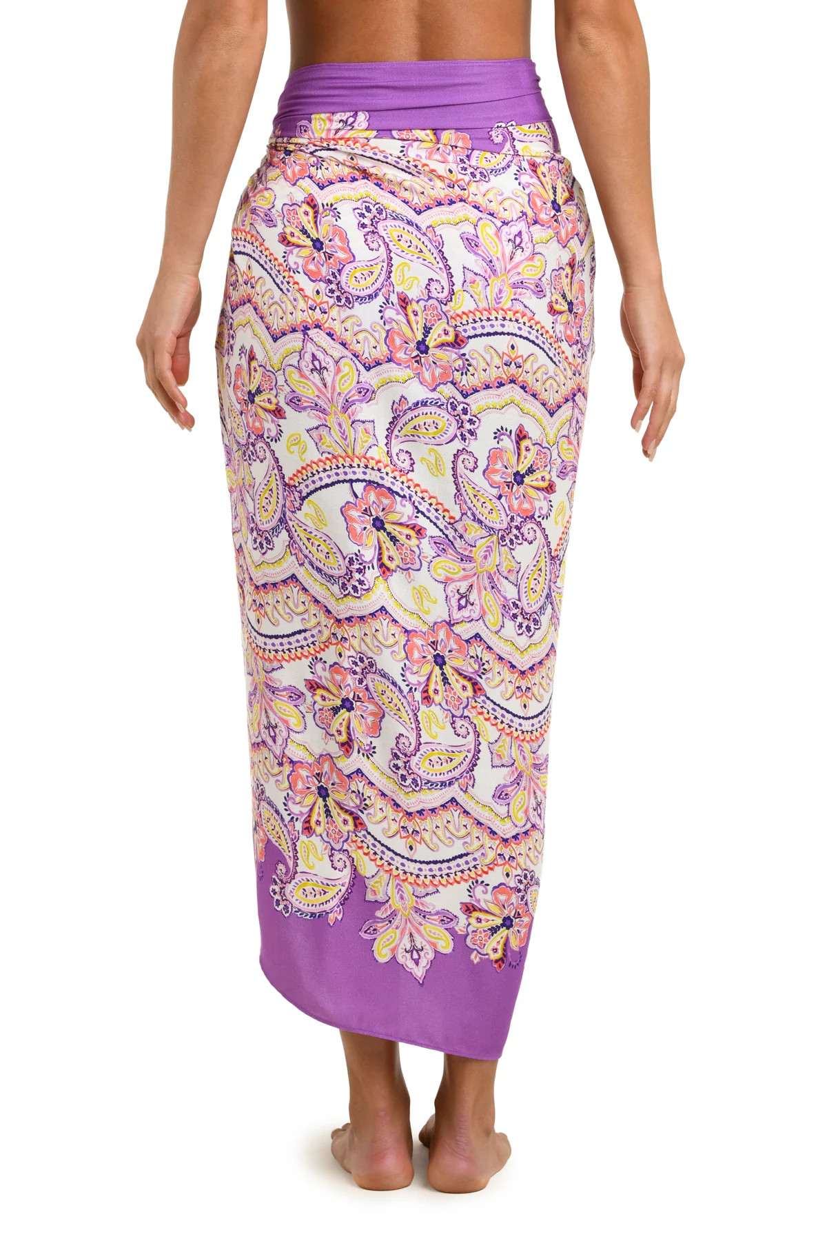 MULTI Lilac Cascade Pareo Wrap image number 2