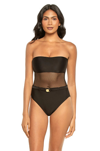 BLACK Tory Mesh One Piece Swimsuit