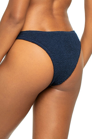 NAVY BLUE Dubai Ring Side Hipster Bikini Bottom