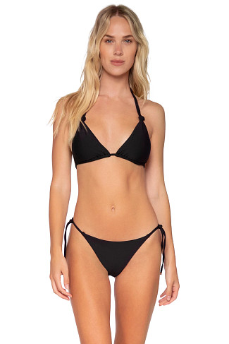 BLACK Mila Triangle Bikini Top