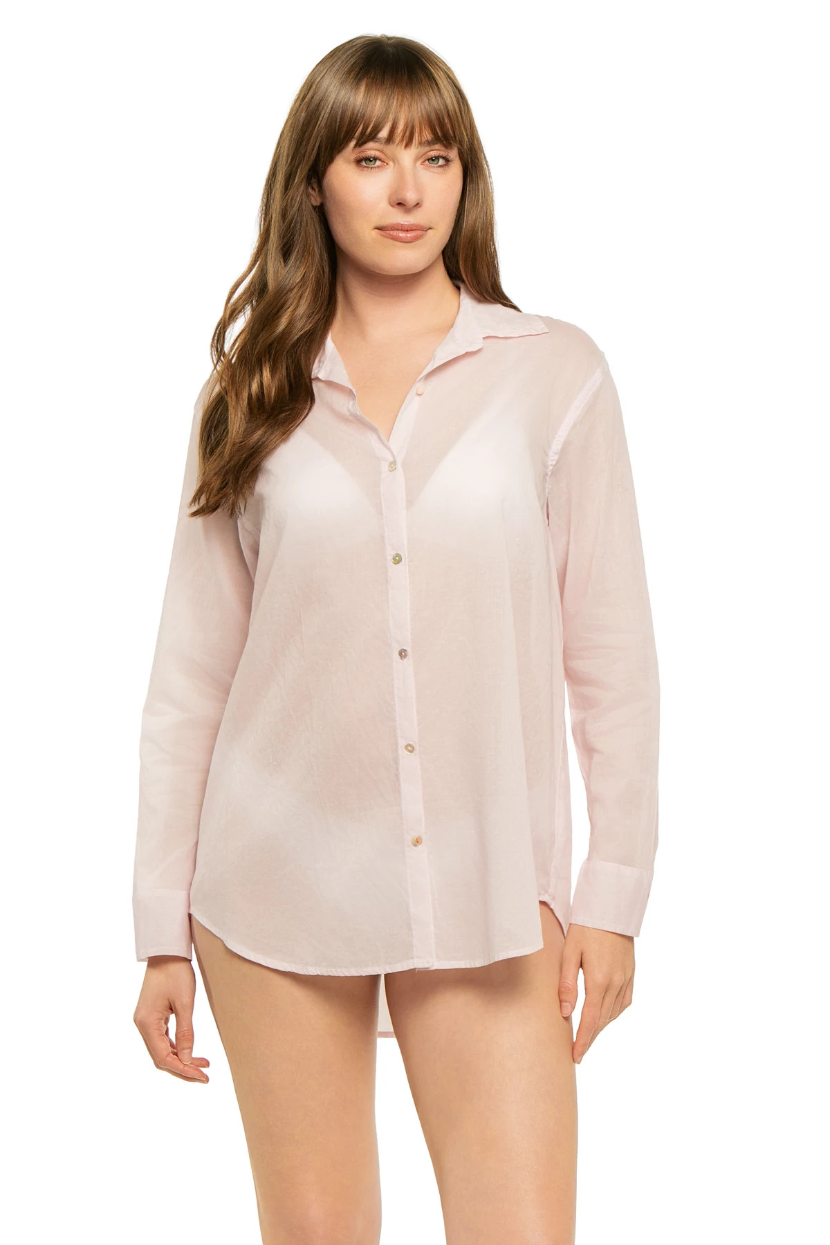 BALLERINA PINK Destinations Oversized Shirt Dress image number 1