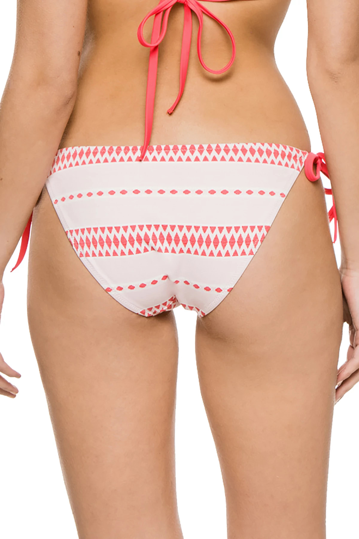 PINK CORAL Jemari Tie Side Hipster Bikini Bottom image number 2