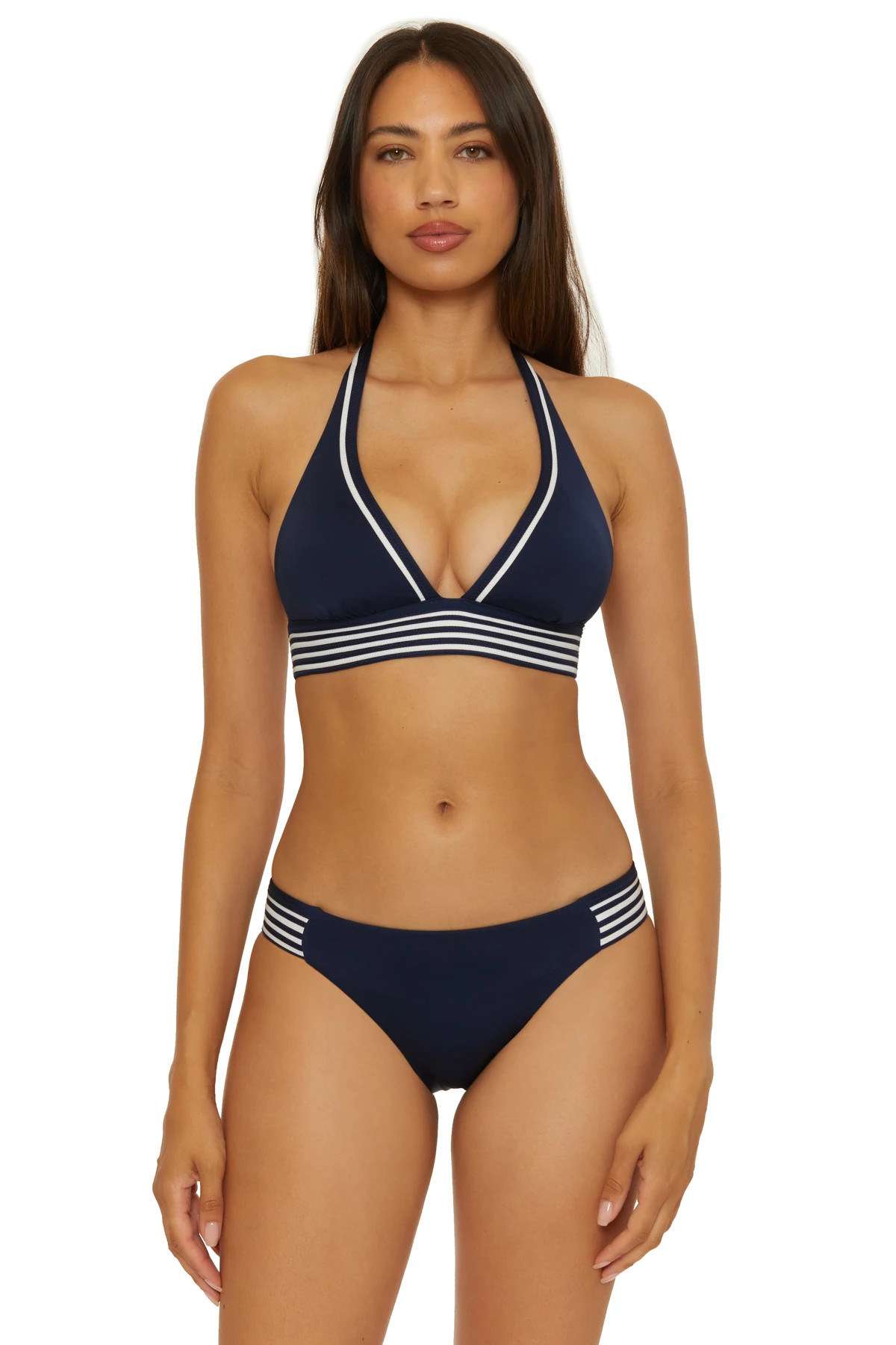INK Pleated Halter Bikini Top image number 1