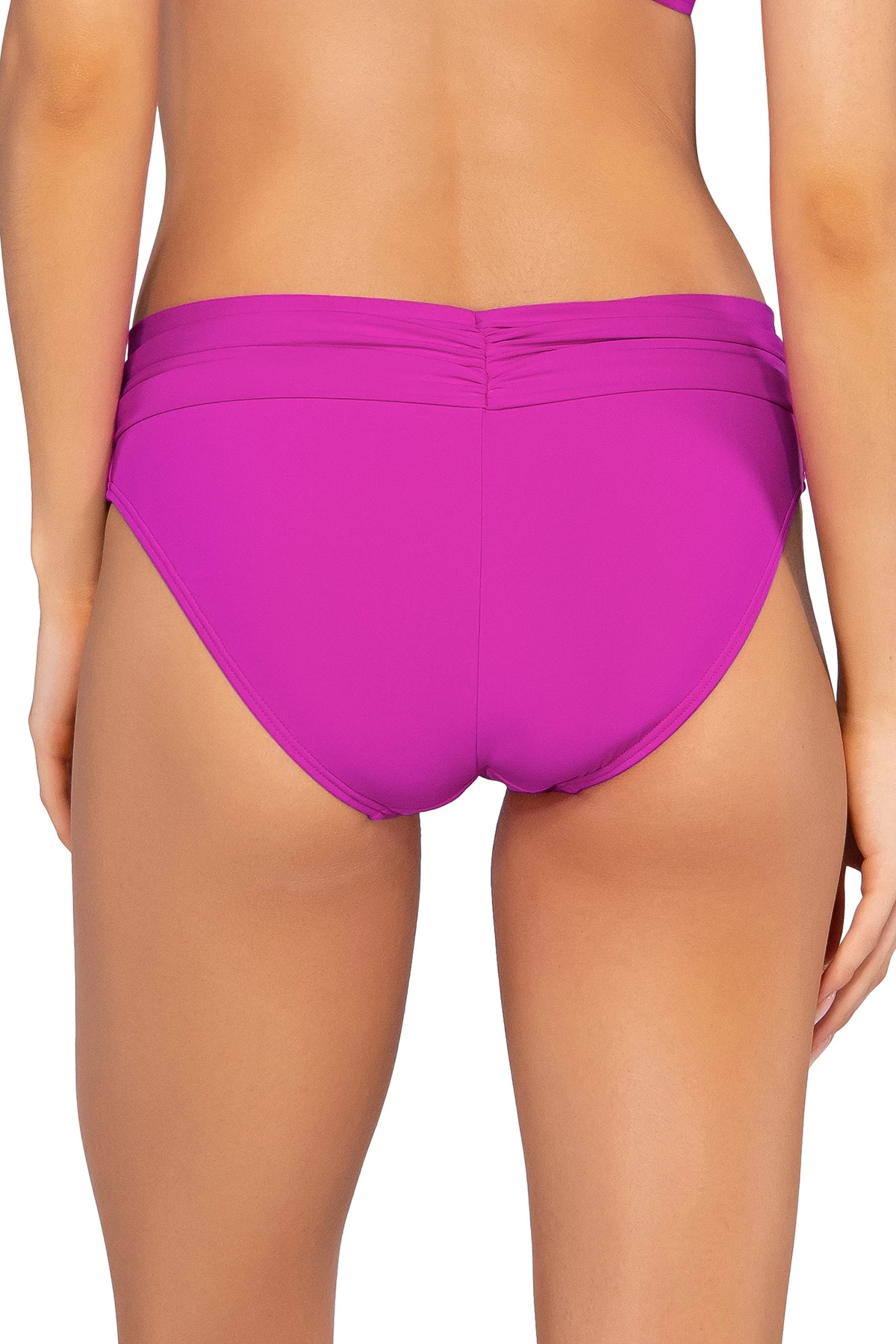 WILD ORCHID Unforgettable Banded Hipster Bikini Bottom image number 2