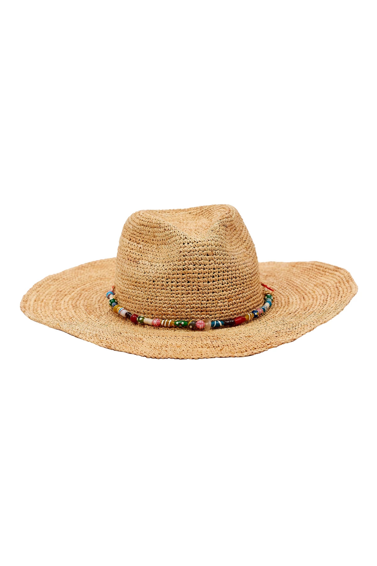 NAT/MULTI Millie Continental Panama Hat image number 1