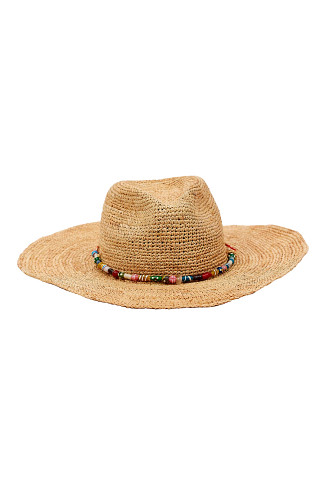 NAT/MULTI Millie Continental Panama Hat
