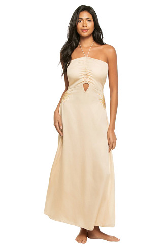 HONEY Halter Maxi Dress