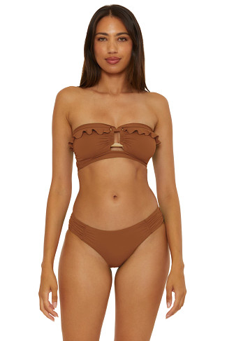 BRONZE Multi-Way Bandeau Bikini Top