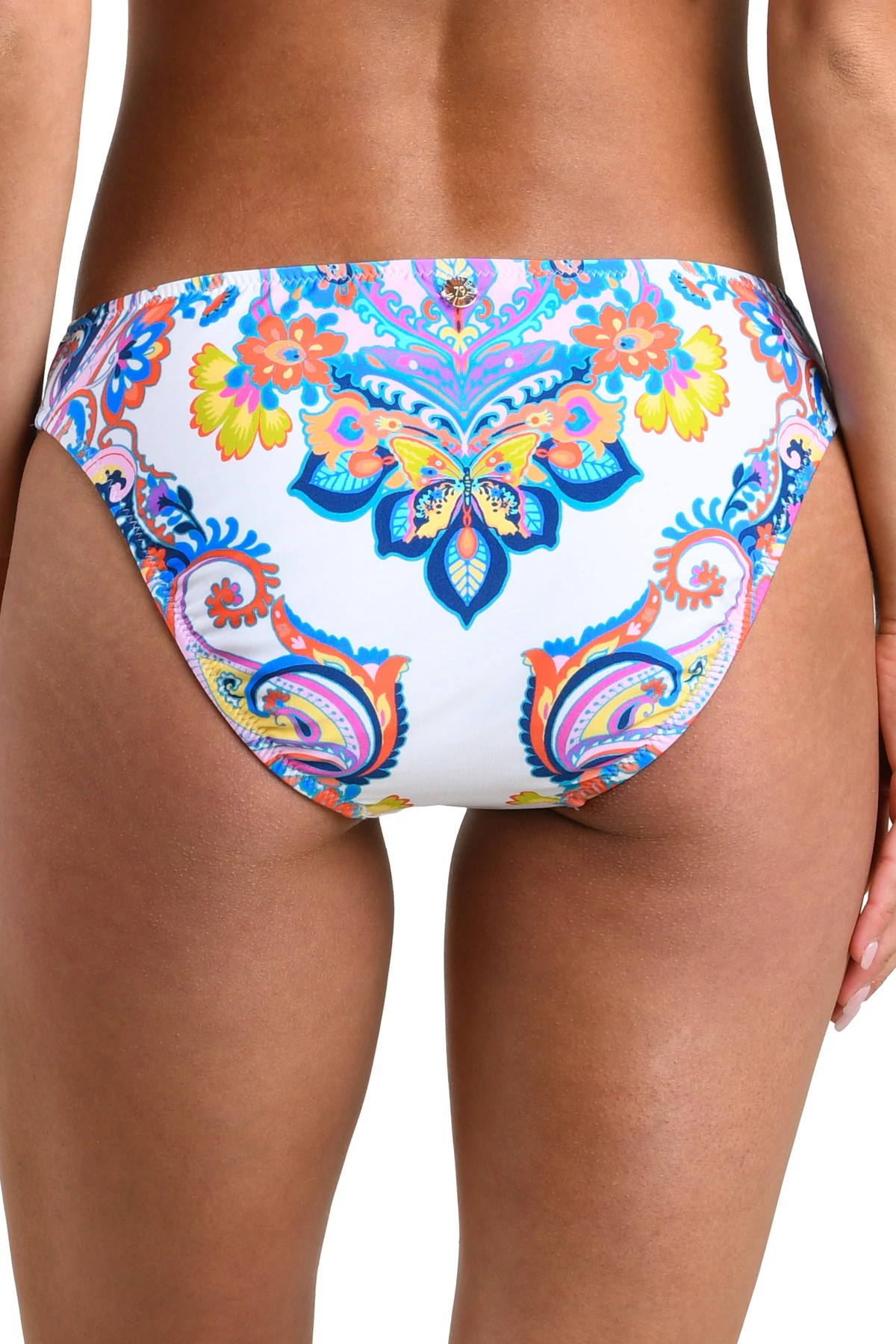 MULTI Butterfly Floral Hipster Bikini Bottom image number 2