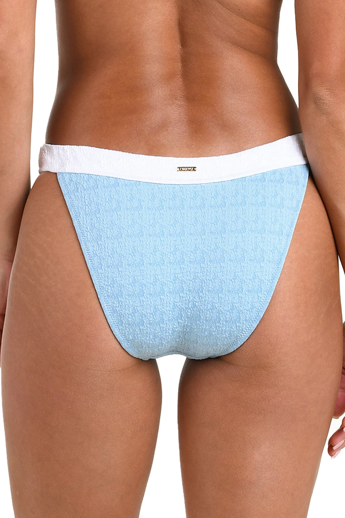 POWDER BLUE Jean Hipster Bikini Bottom image number 2