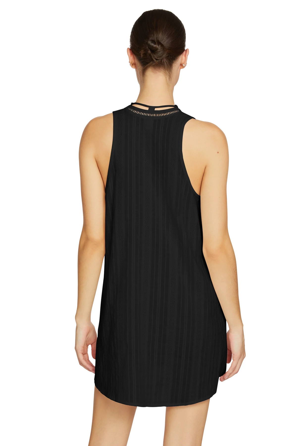 BLACK Michel Lace Up Tunic image number 2