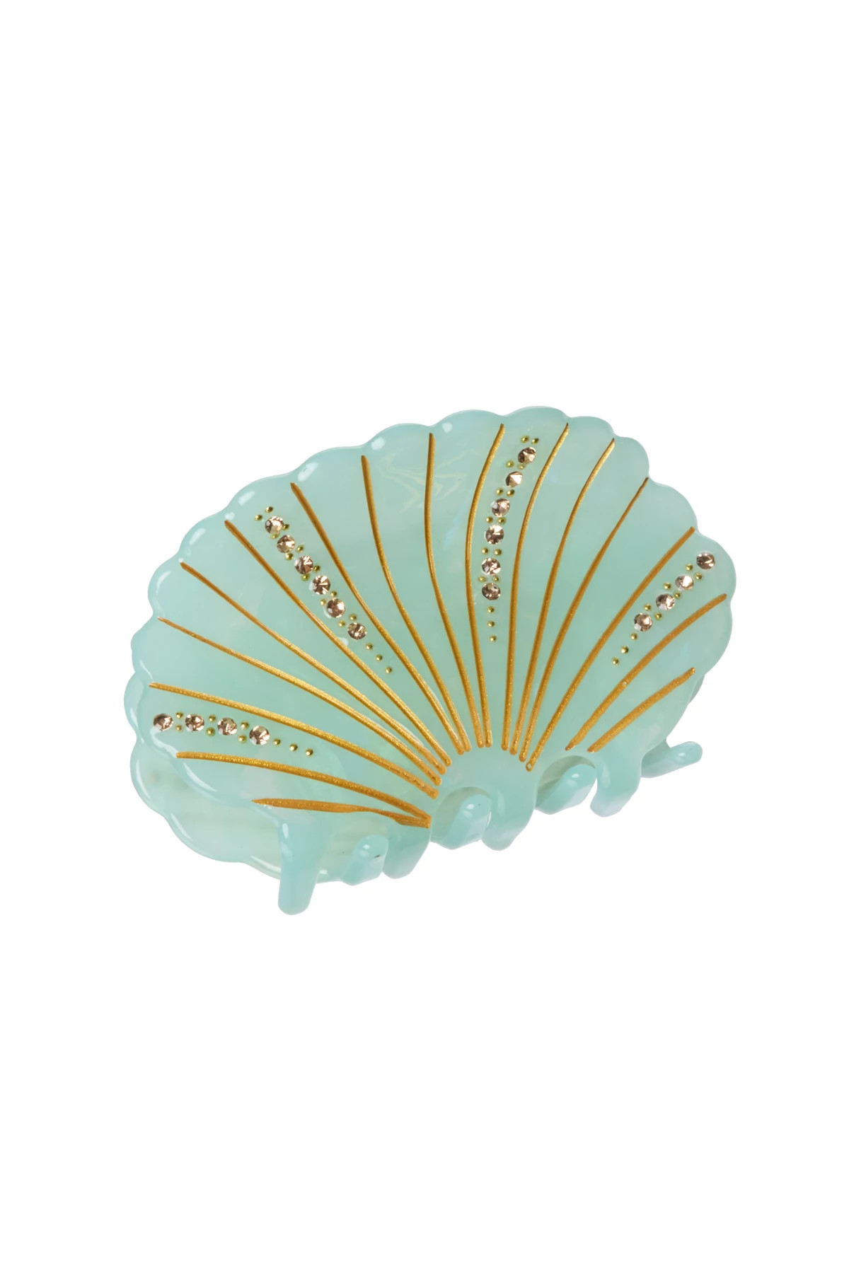 MINT Small Shell Hair Clip image number 1