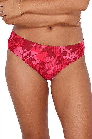 RAMBLING ROSE Unforgettable Banded Hipster Bikini Bottom