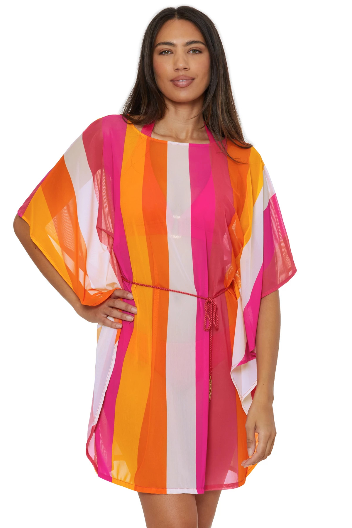 MULTI Sunburst Mesh Tunic image number 1