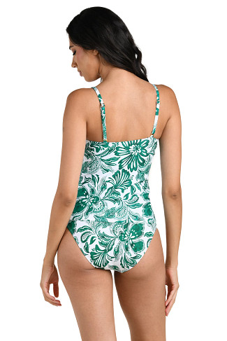 JUNGLE High Neck Tankini Top
