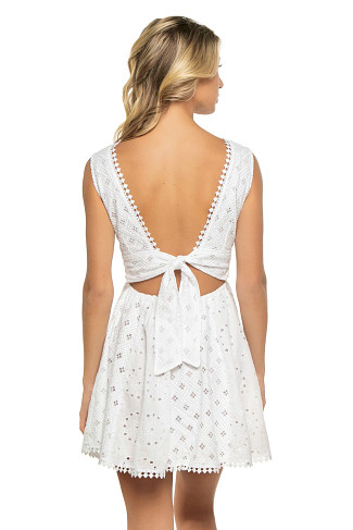 WHITE/WHITE Fennel Mini Dress