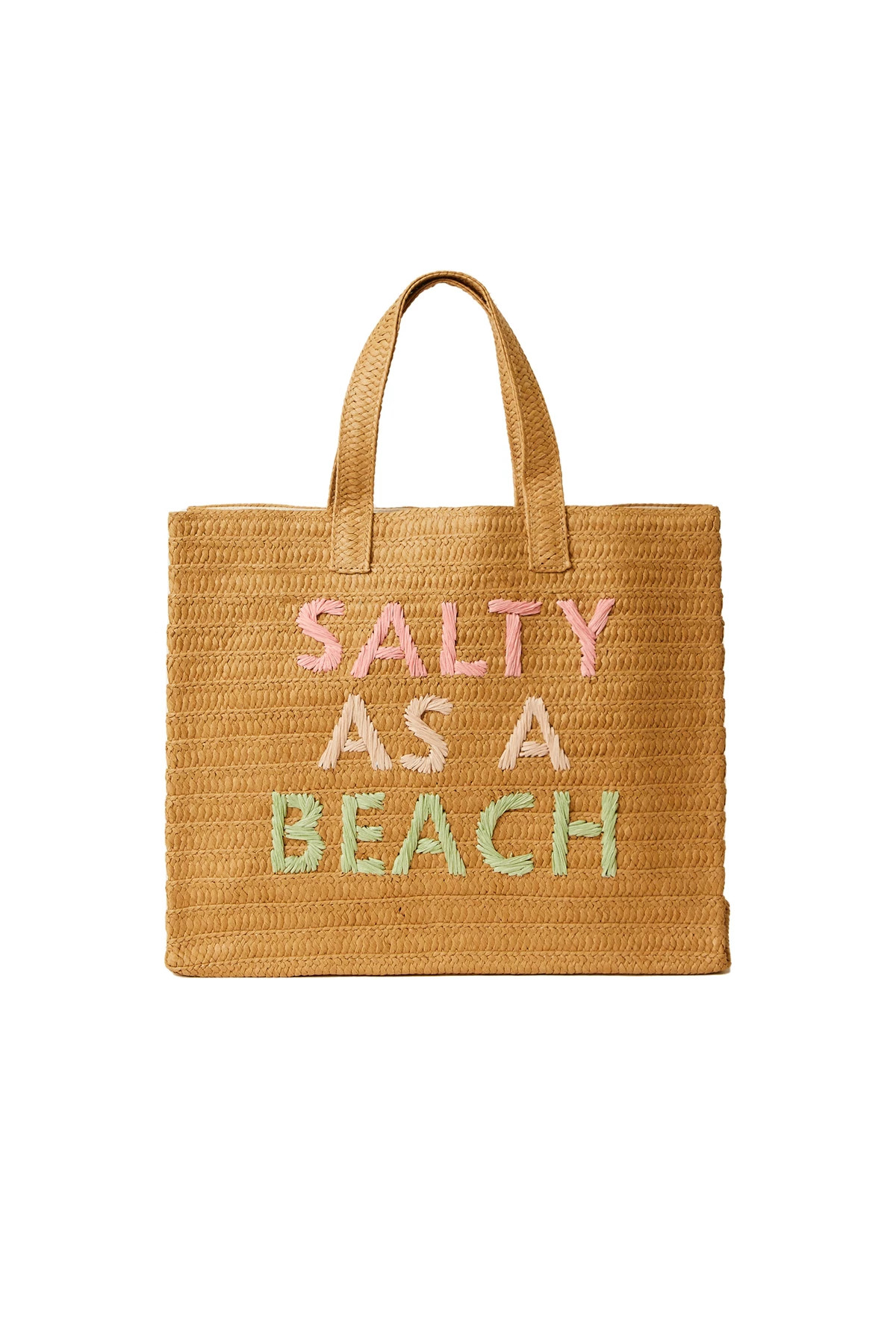 SAND/PASTEL RAINBOW Salty as a Beach Tote image number 1