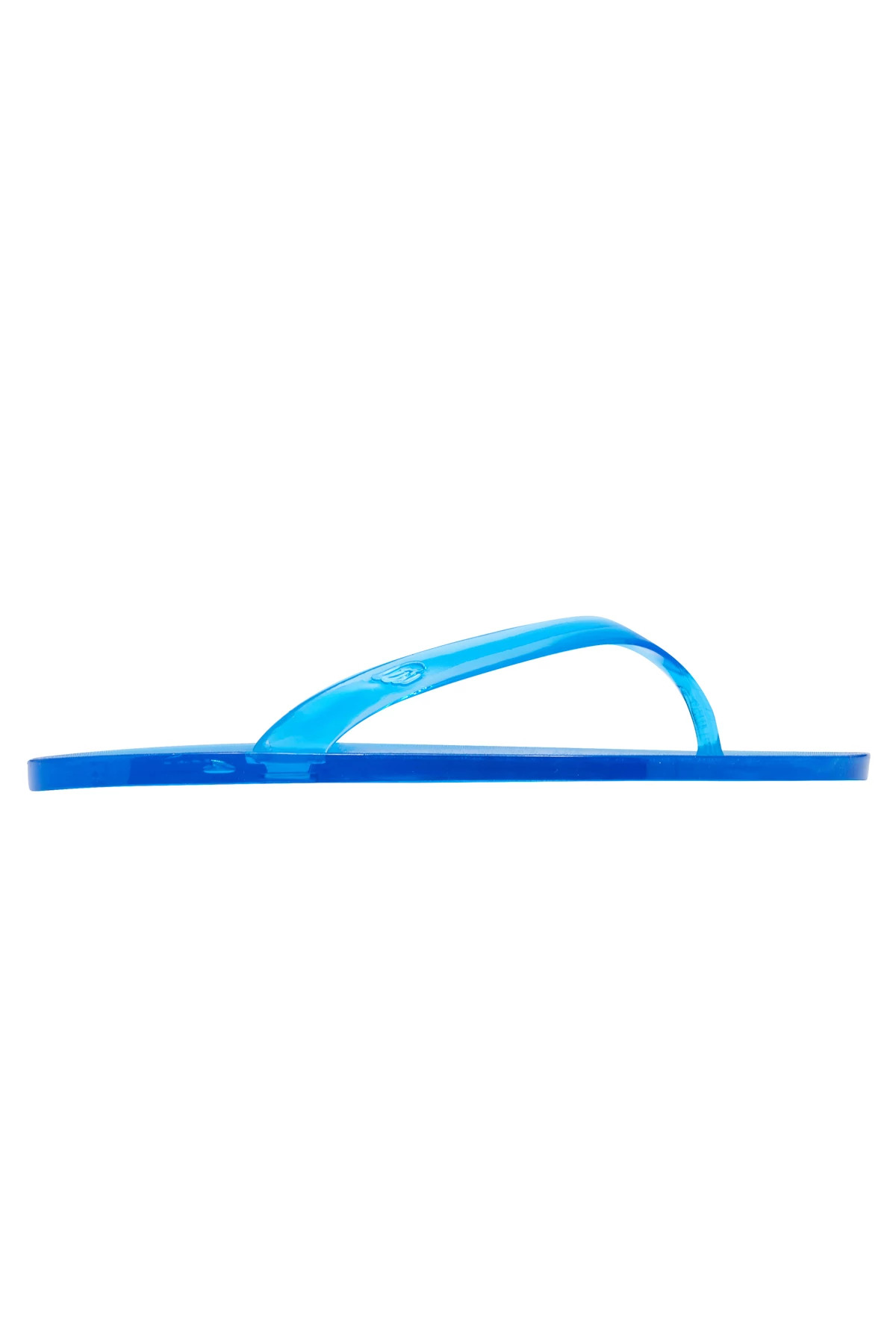 BLUE Jelly Flip Flops image number 2