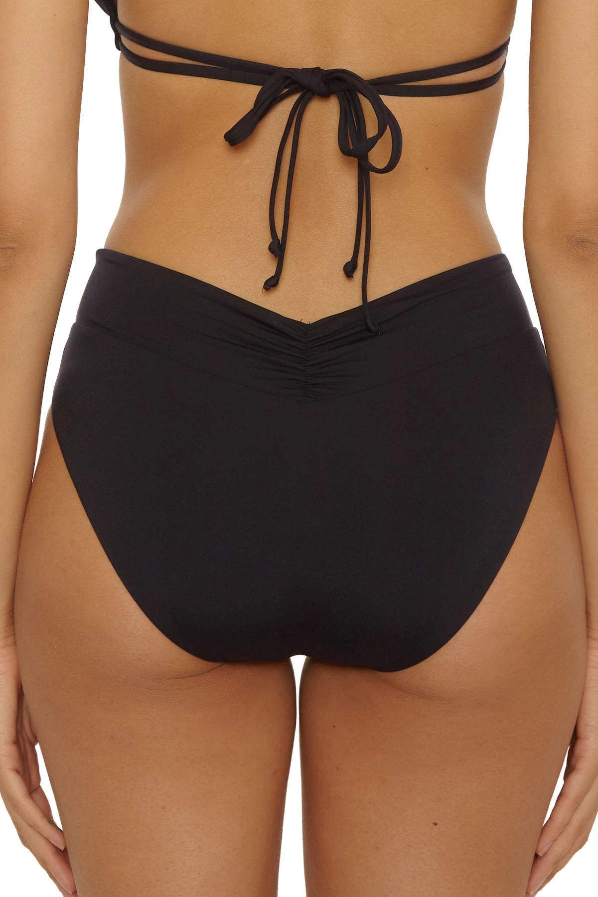 BLACK American High Waist Bikini Bottom image number 2