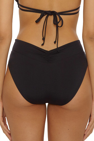 BLACK American High Waist Bikini Bottom