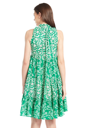 FRANKIE GREEN Sofia Sleeveless Mini Dress