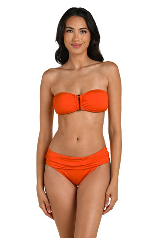 TANGELO Island Goddess Bandeau Bikini Top