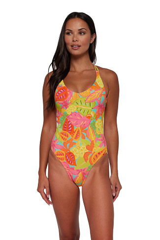 CITRUS GROVE SANDBAR RIB Veronica One Piece Swimsuit