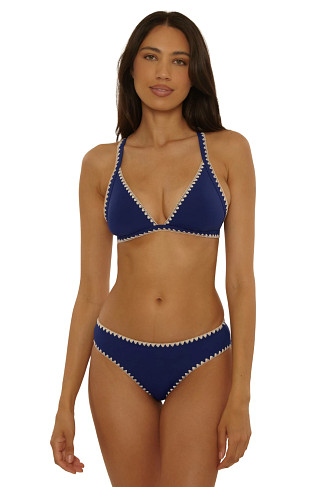 NAVY Marbella Triangle Bikini Top